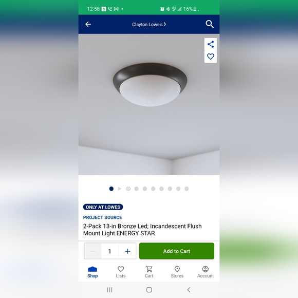 Ceiling lights - Picture 3 of 3